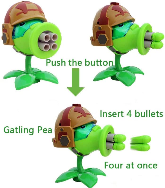 JHESAO 7 PCS Plants and Zombies Toys Action Figures PVZ Toys Set 1 2 Series Great Gifts for Kids and Fans,Birthday and Christmas Party - Image 5