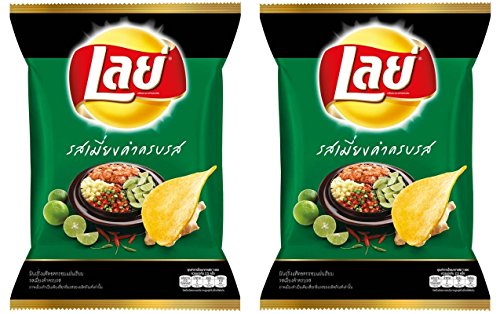 Lays Classic Miang Kham Potato Chips (Pack of 2 X 2.64 Oz. / 75 G.) Ship with Tracking Number
