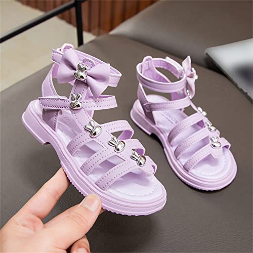 Girls Sandals Children Shoes High Top Flat Sandals Roman Sandals Big Children Summer Sandals Girls Slippers Size2