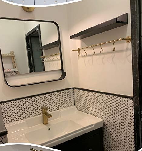 Miniatura 8 de YANGQIHOME 6 piezas, ganchos en forma de S de latón, perchas de toallas de ropa para abrigos, ollas de cocina, sartenes y tazas de café, ganchos