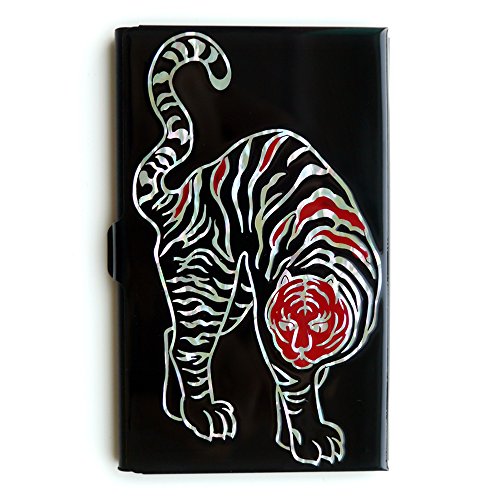 Porta Biglietti da Visita Inciso in Madreperla