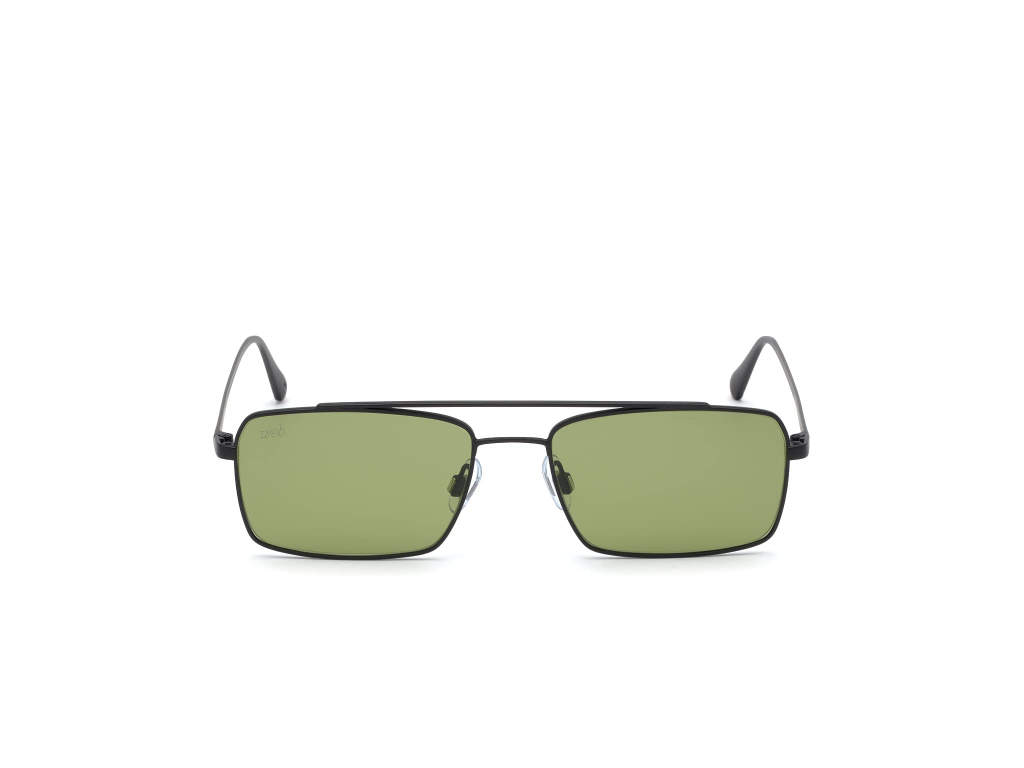 Web Eyewear UV Protected Black Rectangular Full rim Sunglasses for Men - WE0267 54 02N