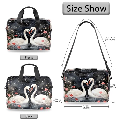 Bolso para laptop 15.6" - 16" Swan Blanco miniatura 6