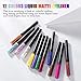 Matte Liquid Eyeliner Colorful eyeliner Set 12 Colors Waterproof Eyeliner High Pigmented Smudgeproof Long Lasting Colorful Eyeliner Pen for women girl