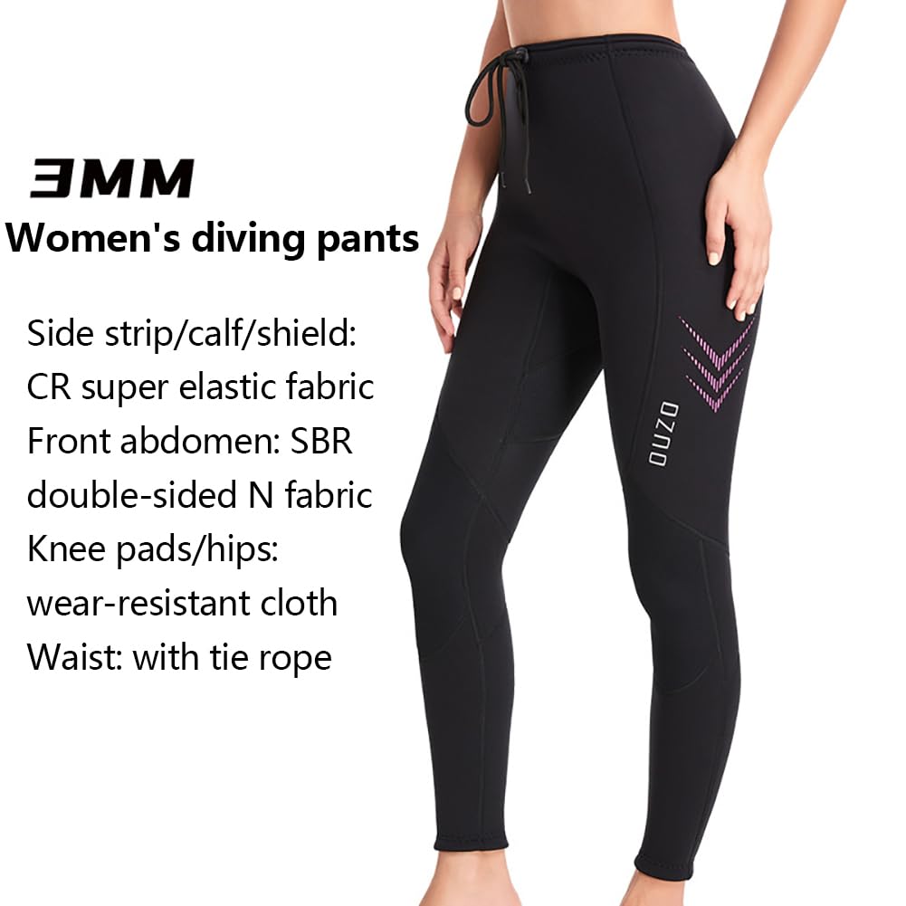 Muta da Sub in Neoprene da 3mm per Uomini E Donne, Due Pezzi, con Protezione Termica E UV per Surf, Bodyboard, Snorkeling, Immersioni Subacquee