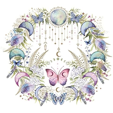 Nigel Quiney Butterfly and Moon Greeting Card Cover