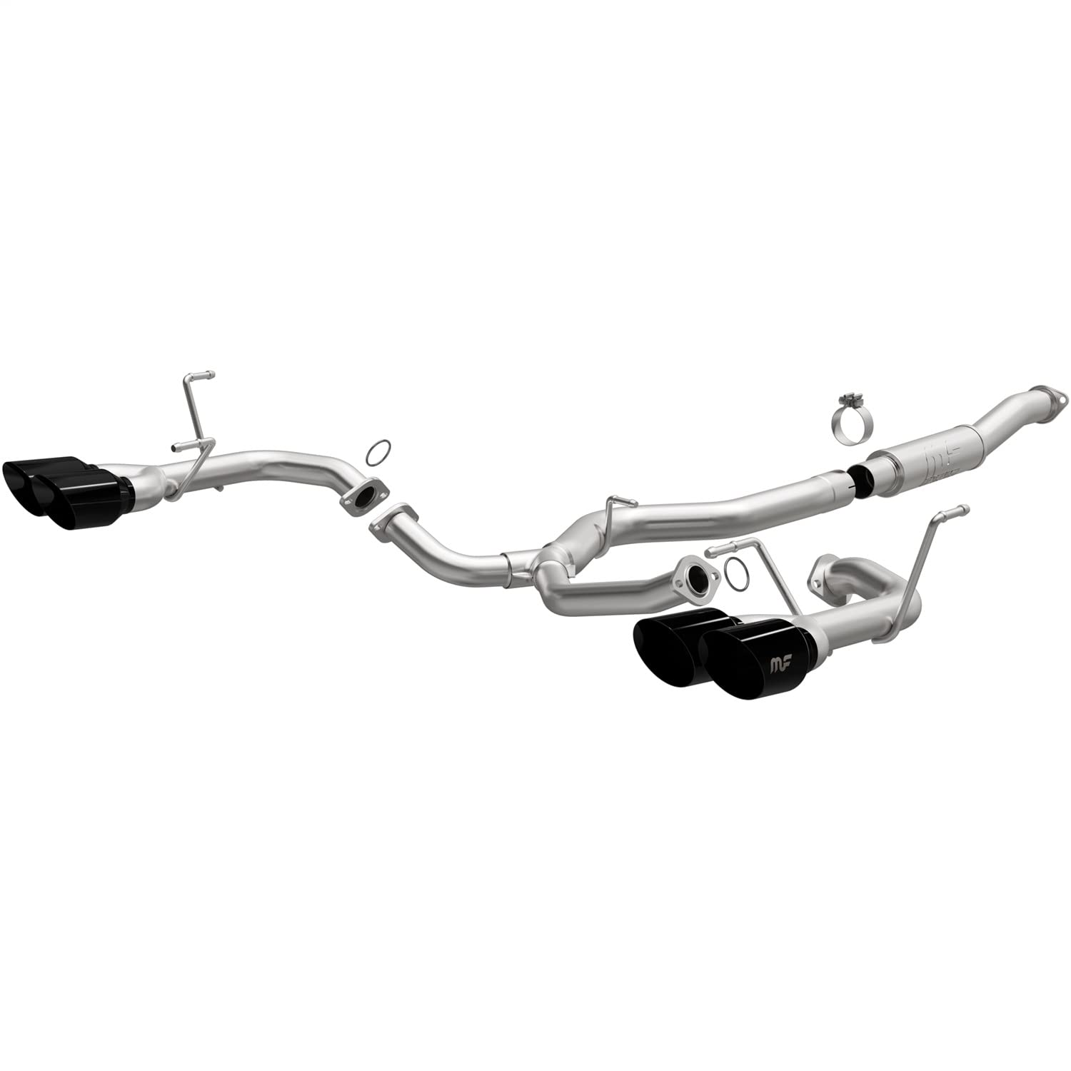 MagnaFlow Performance Exhaust System 19608: Cat-Back, Competition Series, For 2022-2025 Subaru WRX 2.4L, Quad Split Rear Exit Style