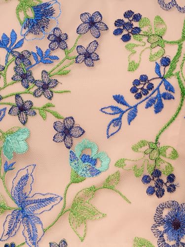 Image of Adrianna Papell Womens Embroidered Fit and Flare