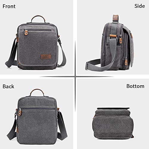 plambag canvas messenger bag small travel school crossbody bag