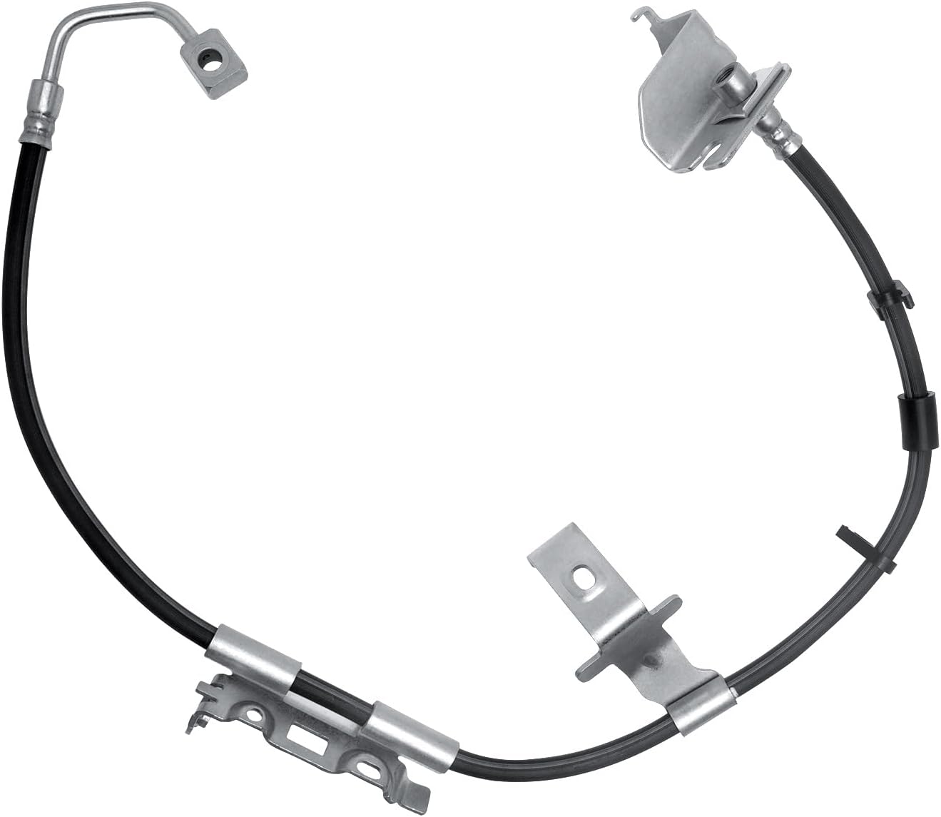 Dynamic Friction Company Front Brake Line Hose 350-42117 For 2020-2022 Jeep Gladiator; 2018-2024 Jeep Wrangler