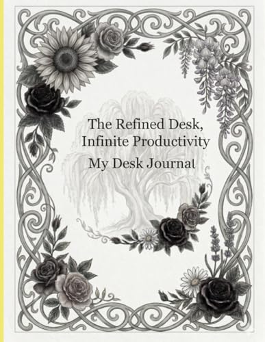 The Refined Desk, Infinite Productivity: My Desk Journal Black & White Edition image 2