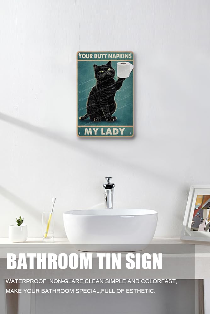 Divertente poster di gatti neri, quadri famosi, quadri da parete