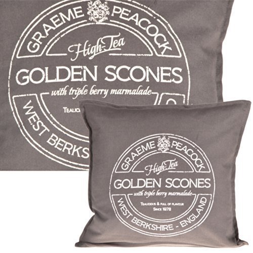 Pillow case GOLDEN SCONES Pillow Cover Decoration Pillow Pillow Pillow Case 45x45 cm - Grey