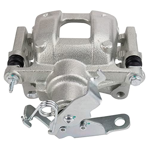 Image of TRQ Rear Right Brake Caliper w /Bracket Passenger Side | For 2015-2019 Ford Transit-150 Transit-250 Transit-350 Transit-350 HD