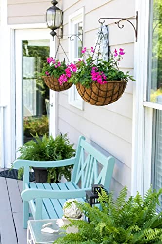 Kingbuy 12" Metal Hanging Planter Basket 2-Pack Deal - Image 3