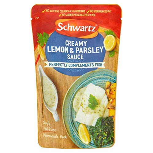 Schwartz - Salsa cremosa de limón y cebada para peces (10.58 oz)
