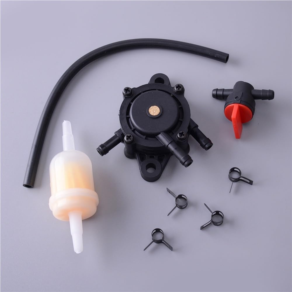 Kit de válvula de Cierre de línea de Bomba de Combustible, 8 Uds., Apto for cortacésped LT180 LT190 LTR166 LTR180 LX277 LX280 LX288