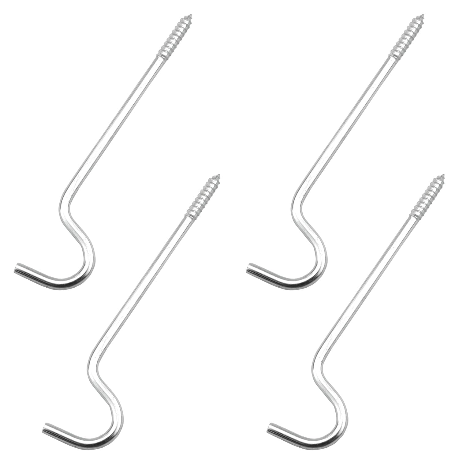 ZZHXSM 4PCS Curtain Rod Single Hook Support 2.5 inch Single Curtain Rod Support Curtain Rod Bracket Support for Curtain Rods Wooden Window Frames Vertical Blinds