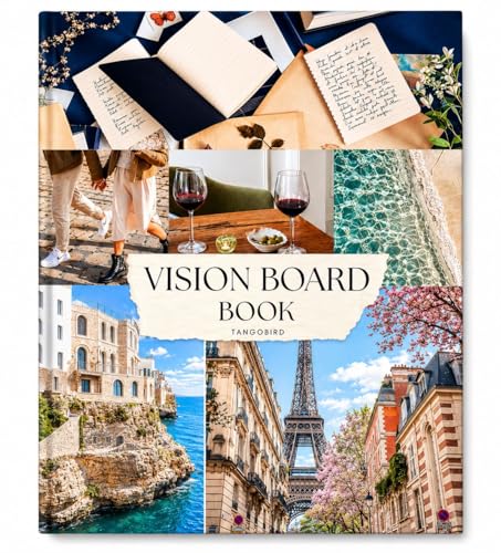 Vision Board Book Magazines with 1000+ Images Scrapbook Supplies Crafts for Adults Clip Board Junk Journal Supplies Journaling Supplies Board Books Scrapbooking Supplies Art Kit