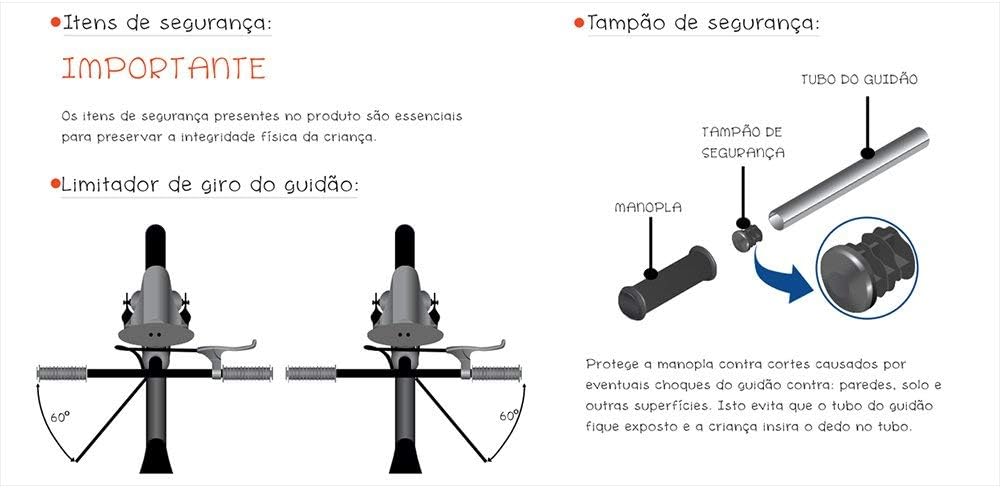 Bicicleta Balance Bike Feminina Aro 12 Nathor Multicor