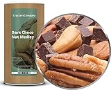 1 x 650g Premium Studentenfutter mit Zartbitter Schokolade & Cashew Pekannuss Mandel leicht gesalzen vegetarisch glutenfrei