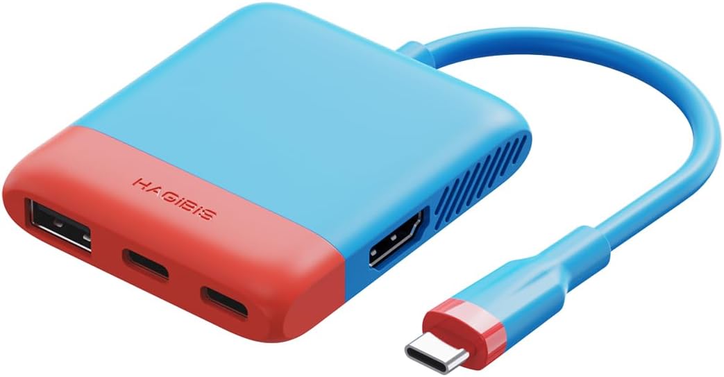 Amazon.com: Hagibis Switch Video Capture Card Portable Switch Dock for ...