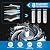 Cobectal Under Sink Reverse Osmosis System, 800GPD, Dual RO Membranes, 3:1 Pure to Drain, Tankless Reverse Osmosis System with Smart Faucet, Reduces PFAS TDS & Chlorine