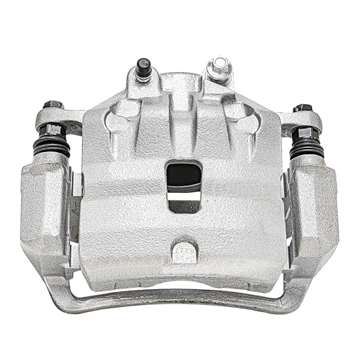 Image of Detroit Axle - Front 2pc Brake Calipers for Chevrolet Camaro Saab 9-5 | Buick LaCrosse Regal, 2 Disc Brake Calipers w /Bracket Replacement