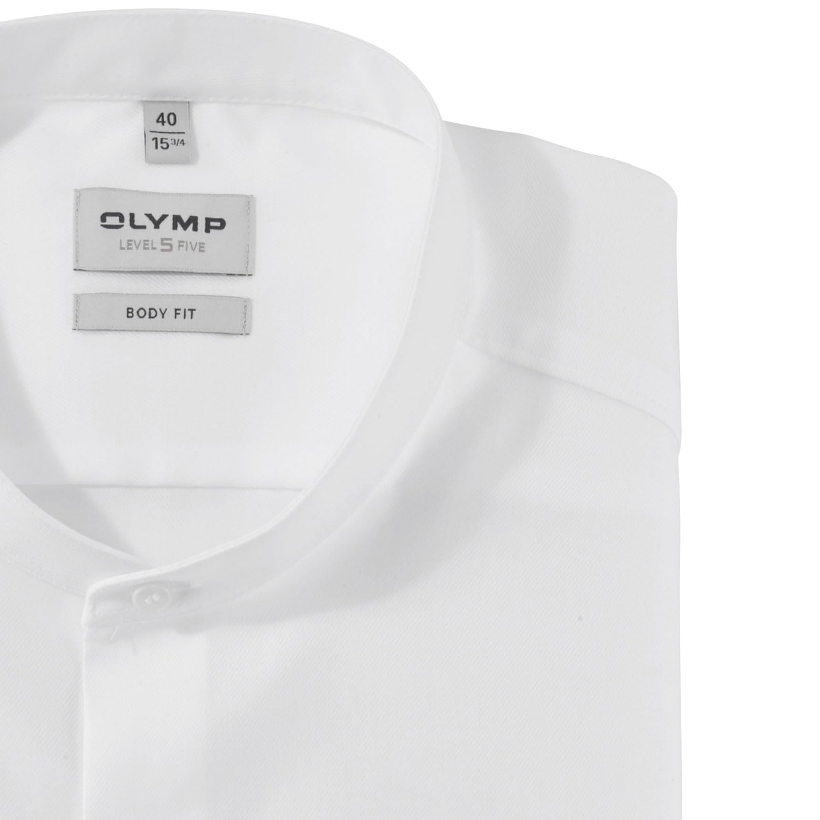OLYMP Herren Oberhemd Langarm Level.Five.Body.fit,Twill,Body fit,Stehkragen