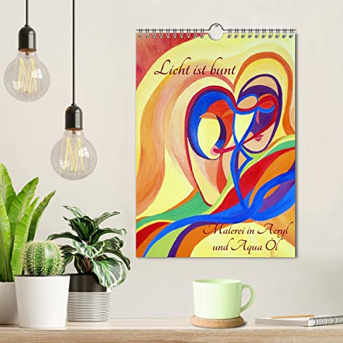 Light is colorful - painting in acrylic and aqua oil, US-Version (Wall Calendar 2026 DIN A4 Portrait), CALVENDO 12 Month Wall Calendar - Image 5