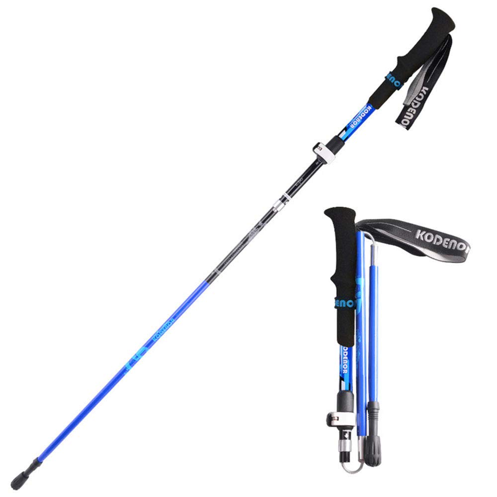 Kije trekkingowe Wbudowane gumowe połączenie drutu stalowego, grot pręta ze stali wolframowej, ważący 230 g, używany do wspinaczki skałkowej, wędrówek, zabawy, biwakowania, niebieskiego