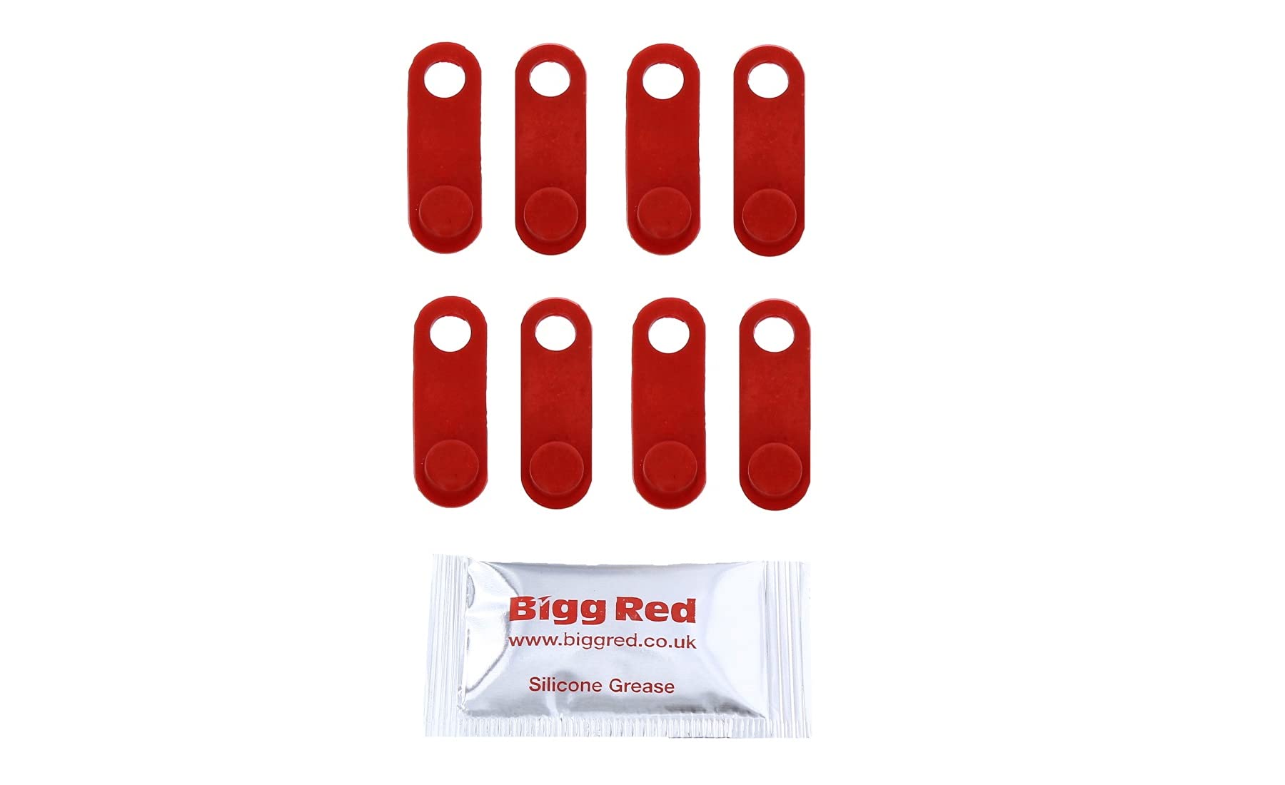 Bigg Red - Bleed Nipple Covers - Compatible with Suitable For M6-M10 Red Universal