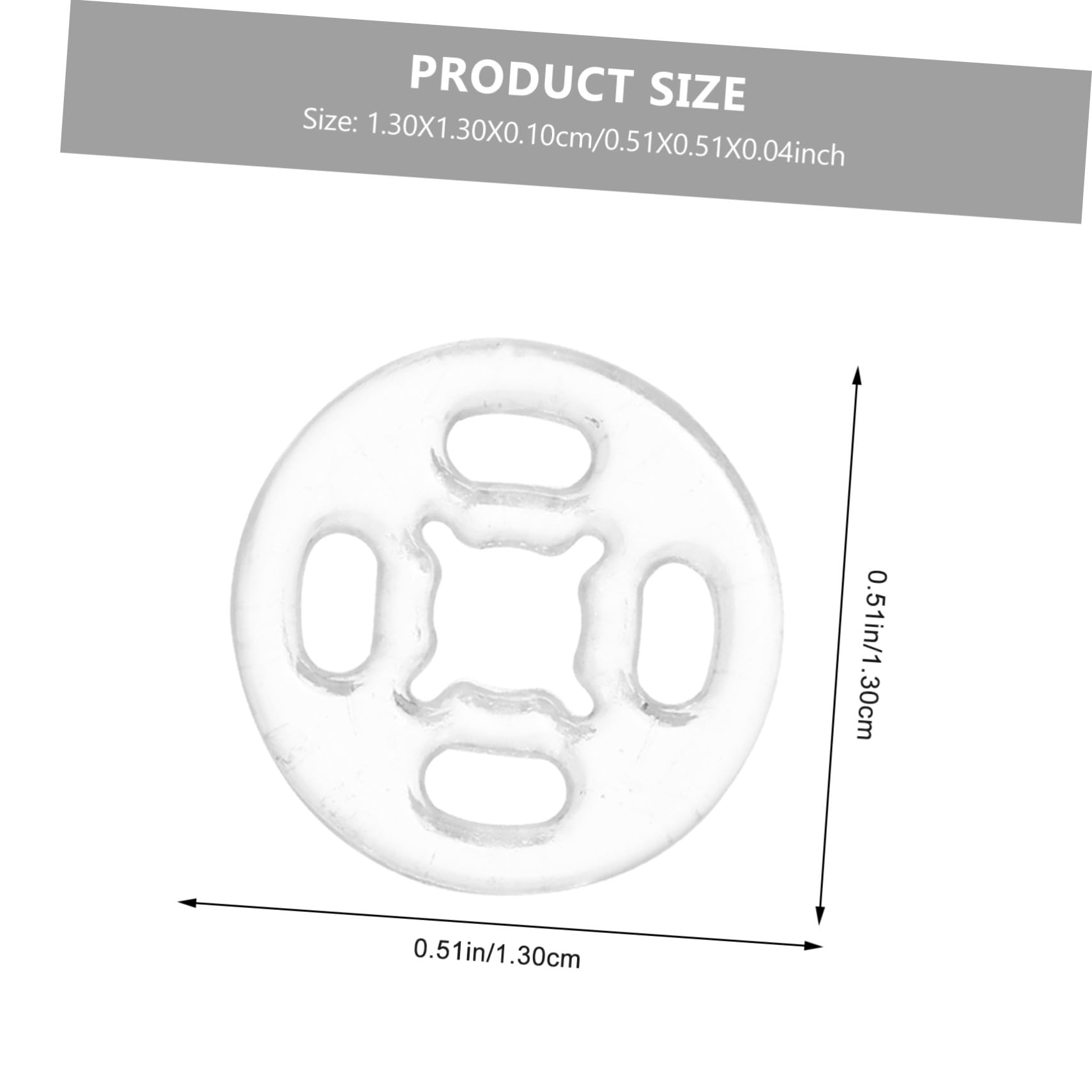 8 Piezas Botones Invisibles Transparentes de Plástico Pequeños y Ocultos Sujetadores para Camisas y Ropa Accesorios de Costura Prácticos y Seguros