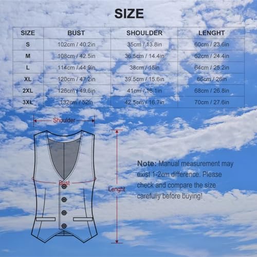 Ant Carrying Wood Sunset Suit Vest for Men Waistcoat Dressy V Neck Button Down Sleeveless Business Jacket Coat2