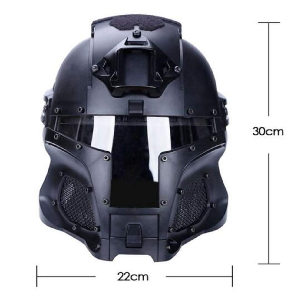 Amazon | Fayelongフルフェイスメッシュレトロ中年マスク戦術