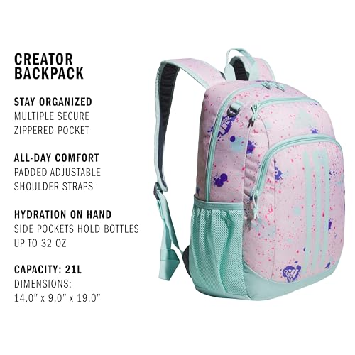adidas Creator School Backpack for Girls & Boys — Durable Bookbag2