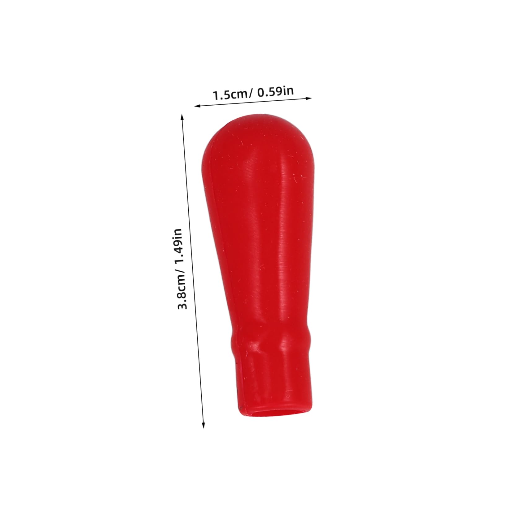 KICHOUSE 50pcs Silicone Tube Stopper Cap Pipette Plug for Laboratory Reusable Pipette Bulb Caps Bright Design