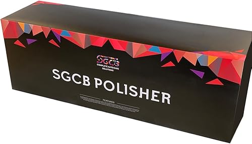 Miniatura 5 de SGCB Pro 5 pulgadas DA pulidor de órbita al azar, 0.591in de alto rendimiento doble acción Waxer Buffer 6 velocidad variable sin carga, suave