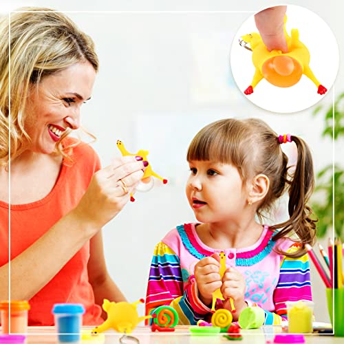 Civaner CIVANER-TOYS NOVELTY-042 6 Pieces 10 Cm Funny Rubber Chicken Keychain Novelty Laying Egg Chicken Toys Stress Relieve Toys Venting Anger Rubber Chicken Funny Chicken And Eggs thumb #5