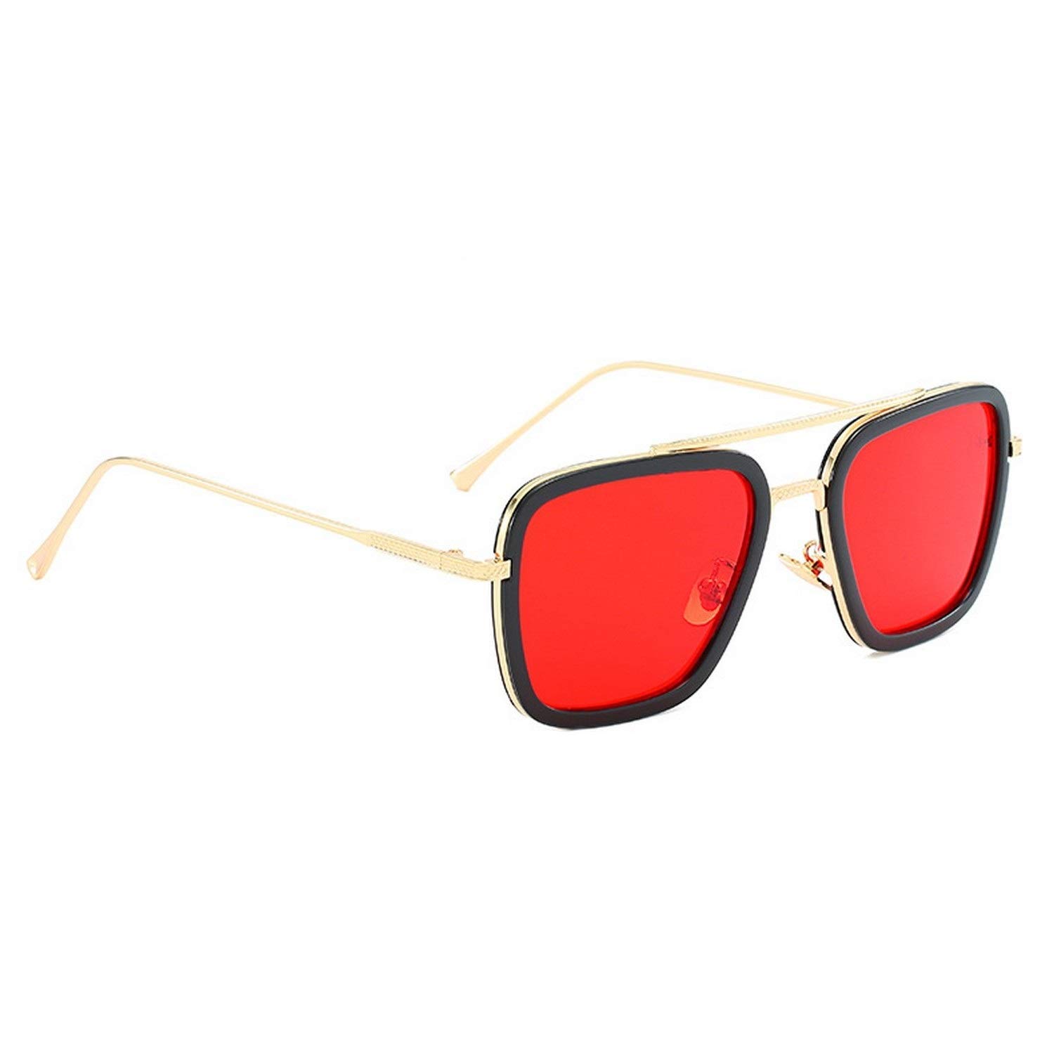 CREEKIron Man Tony Stark Metallic Sunglasses for Men and Boys