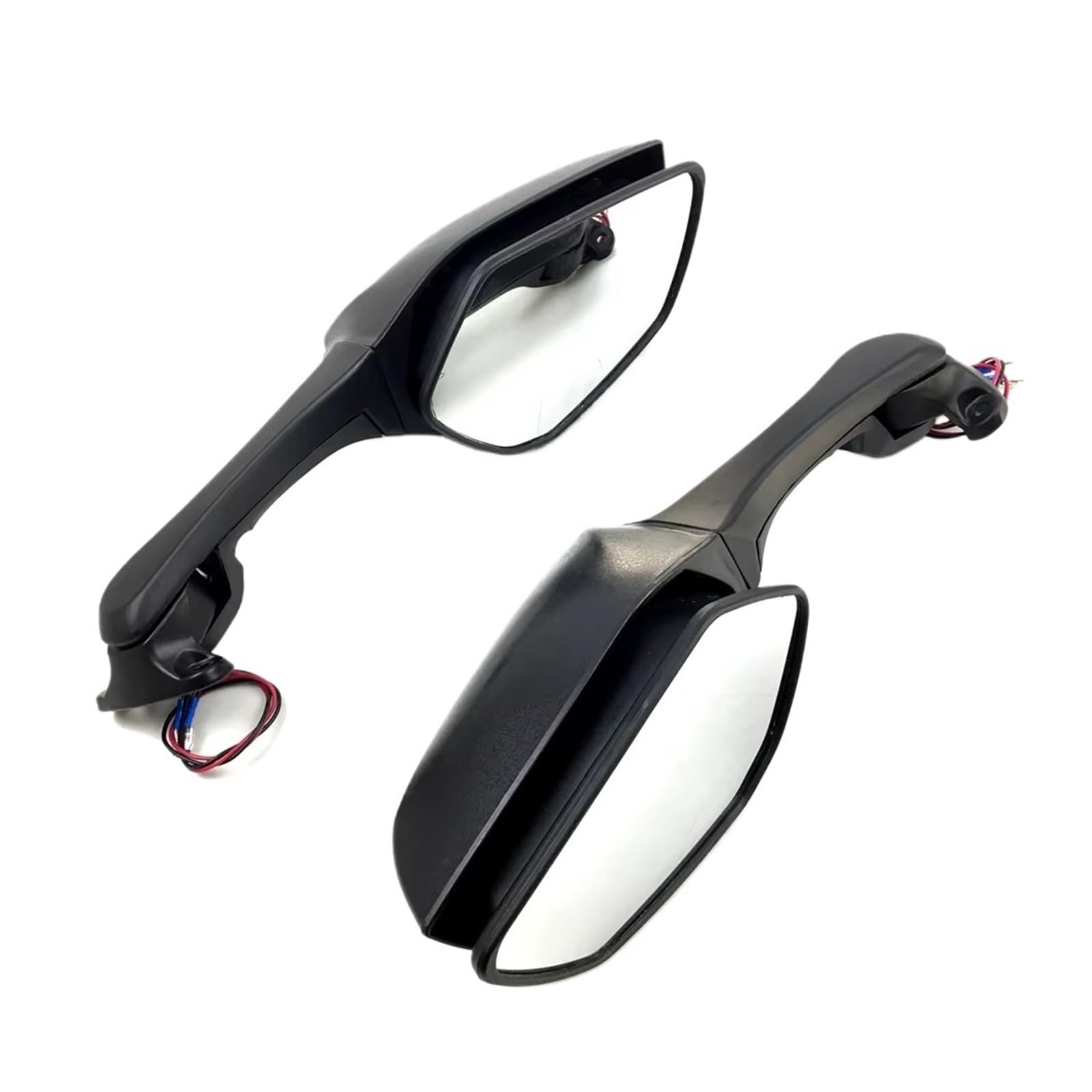 Espejos Motocicleta Para Kawasaki Para ZX10R Para ZX10 Para ZX 10 R 2011-2015 Espejos Retrovisores Gran Angular Motocicleta Luz LED Intermitente