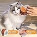 Cat Steam Brush with 2 Spray Levels & Release Button, 4-in-1 IPX7 Waterproof Water Brush for Shedding Grooming, Pet Hair Removal Comb for Long Short Haired Cats Dogs, Self Cleaning Slicker