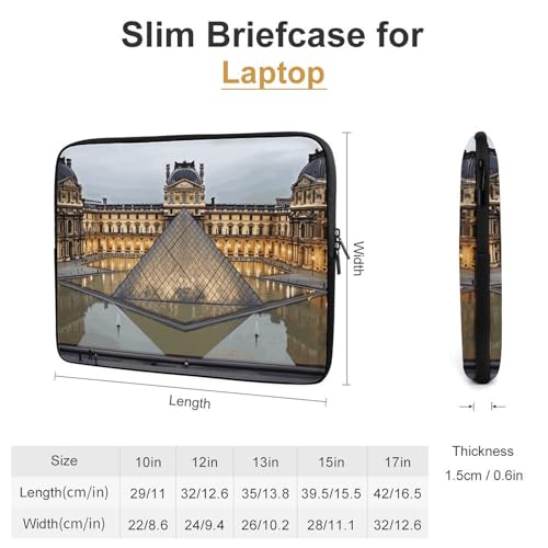 Funda para portátil Louvre Museum 15 pulgadas miniatura 2