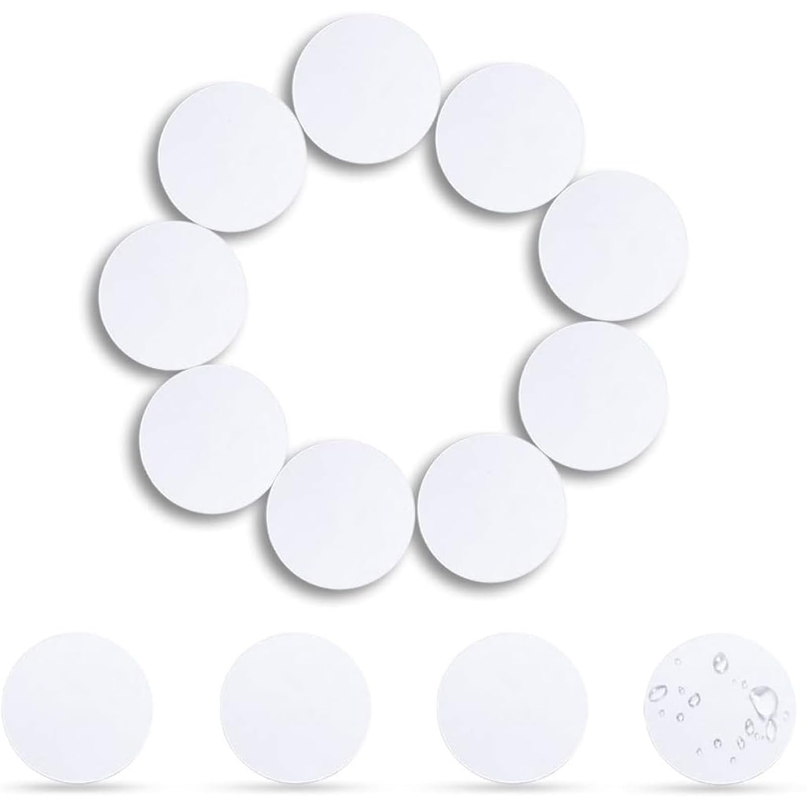 VIKY® NFC Tags, Pack of 20 NFC 215 Cards, NFC Tag Programmable, Blank White NFC Card Tags Compatible with iPhone TagMo and Amiibo, Rewritable NFC Card for NFC-Enabled Devices
