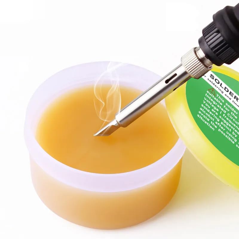 CABLEPELADO Flux de Soldadura, Pasta de soldar, Soldadura en Pasta, Solder paste, Pasta de Estaño, Respetuoso del Medio Ambiente, 50 gramos