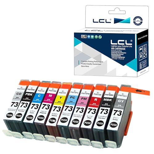 Amazon.co.jp: LCL Canon用 キャノン用 PGI-73 (10色セット PBK