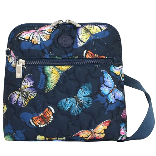 Anuschka Wanderlust Quilted Fabric Collection Women's Vegan Crossbody