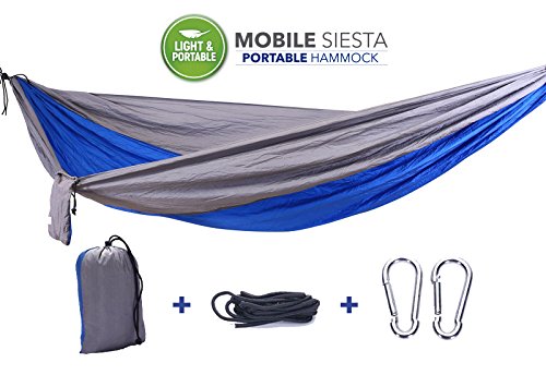-eternal- Double Camping Hammock | Lightweight Nylon Durable Hammock, Parachute Double Hammock