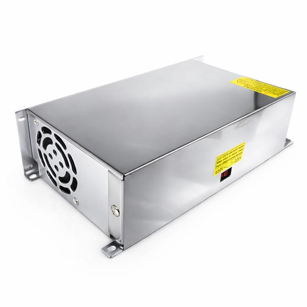 Jandei - zasilacz transformatora 110/220V AC do 12V DC 600W 50A, instalacja wewnętrzna IP20 do taśm LED, neonowych lub niskiego napięcia