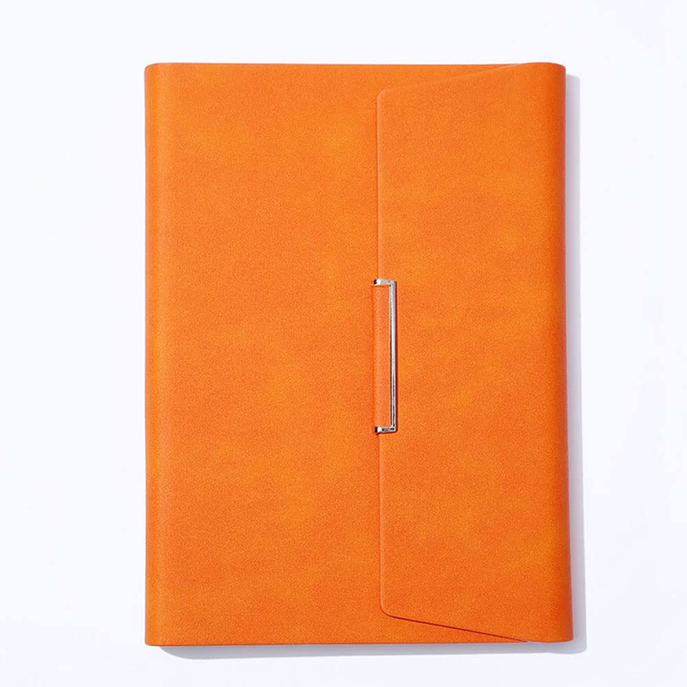 A5 Leather Ring Binder, 6 Ring Binder Rings Refillable Notebook, Multiple Pockets for Storaging Card, 100 Sheets Paper